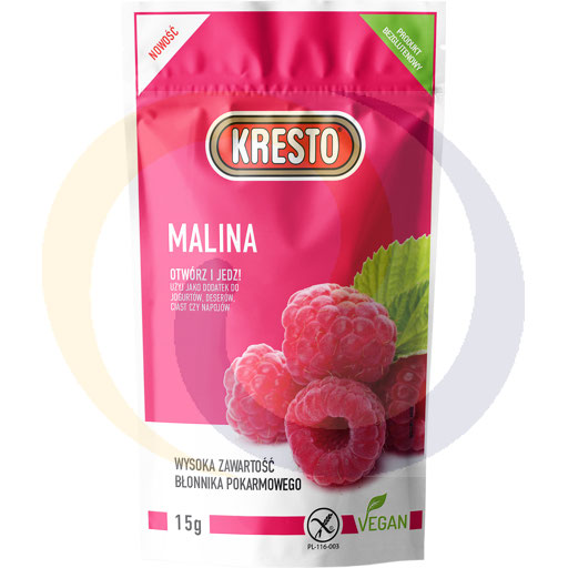 Malina liofilizowana 15g/12szt Kresto