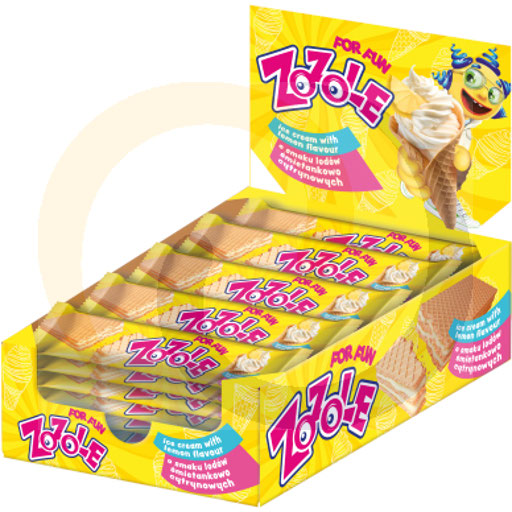 Wafel Zozole Lody śmietankowo cytrynowe 28g/20s Mieszko