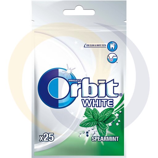 Wrigley Guma Orbit white spearmint 25draż/22szt/12dis  kod:4009900405553
