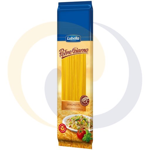 Lubella Makaron pełne ziarno spaghetti 400g/20szt  kod:5900049011300