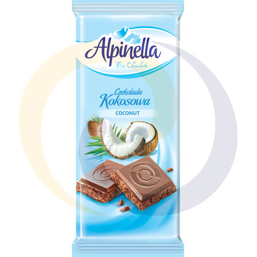 Eurovita (Terravita) Czekolada Alpinella kokosowa 90g/21szt Terravita kod:5901806003019