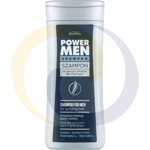 Joanna Power Hair Men szampon 200ml na siwiznę  kod:5901018013530