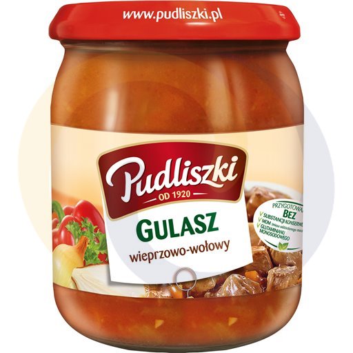 Beef and pork goulash 500g/4pcs Pudliszki