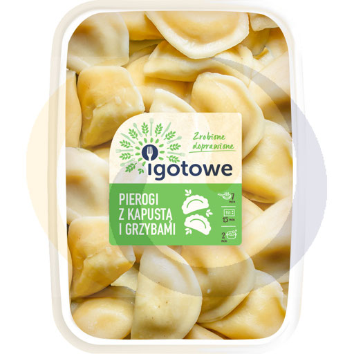 Pierogi z kapustą i grzybami iGotowe 400g/6szt Gastronom