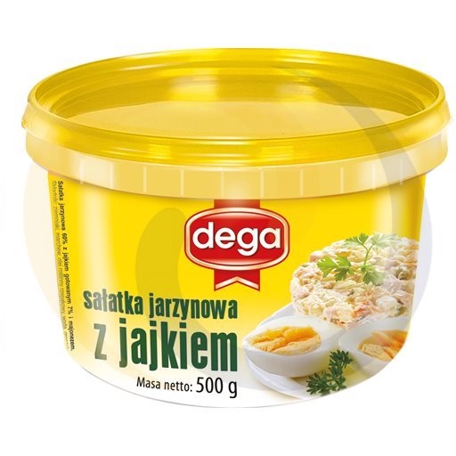 Sałatka jarzynowa z jajkiem 500g/6szt Dega (21.2286)