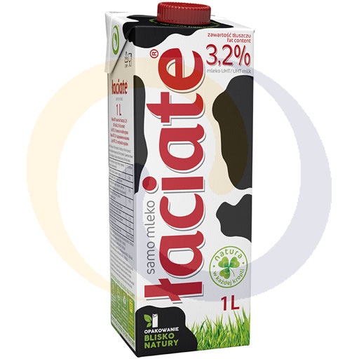 Łaciate UHT milk 3.2% 1.0l/12 pcs Mlekpol