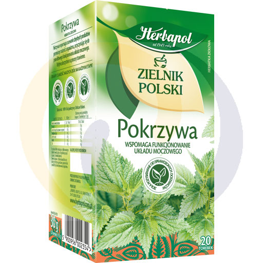 Herbapol Ex Herbata Zielnik Polski Pokrzywa 20t 1,5g/12szE Herbapol kod:5900956003047