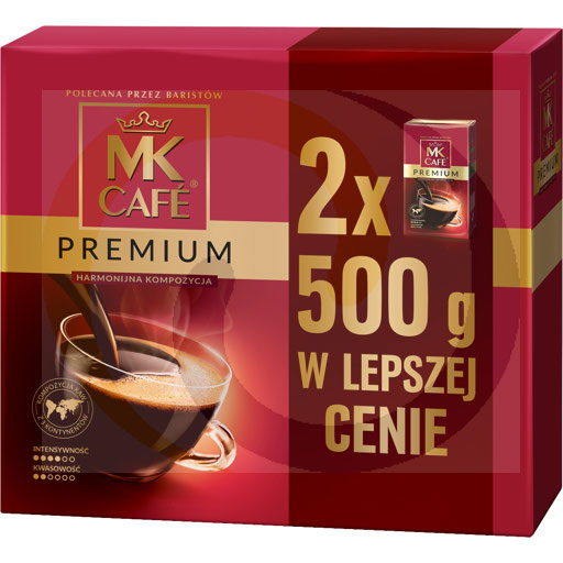 Kawa mielona MK Premium duopack vac 2*500g/6szt Strauss (33.745)