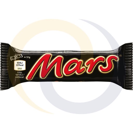 Mars - słodycze Baton Mars 51g/40szt Mars kod:5000159407236