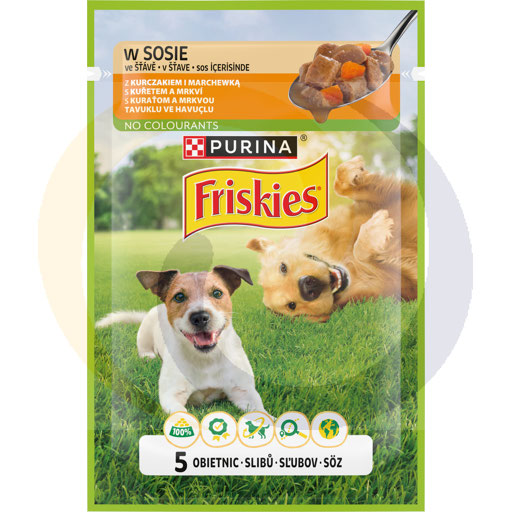 Pokarm Friskies ADULT kurczak marchew 85g/26szt Purina