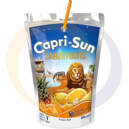 Vitar Napój Capri-Sun safari torebka 0,2l/10szt  kod:4000177407608