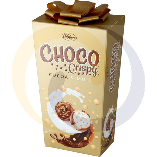 Vobro Choco Crispy Cocoa & Milk kokarda 180g/10szt  kod:5901177155942