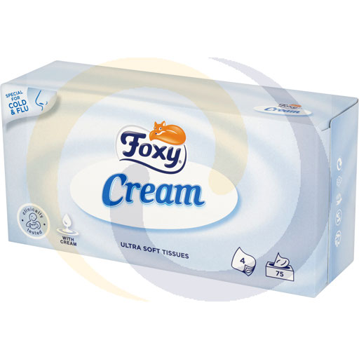 Foxy Chusteczki kosmetyczne FOXY cream A75/1opk FOXY kod: