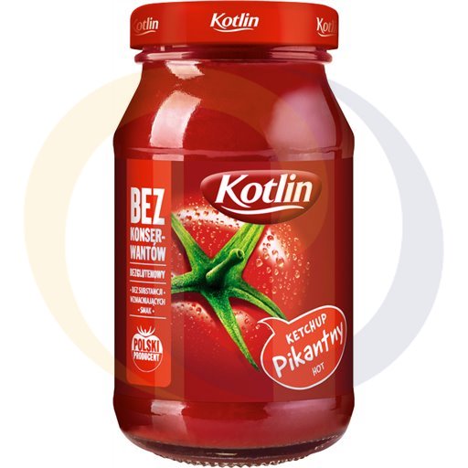 Ketchup Kotlin pikantny słoik 280g/12szt Agros Nova (55.657)