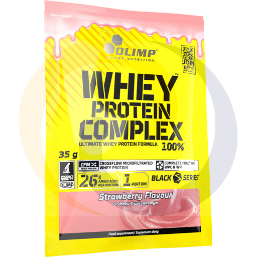 Whey Protein Complex 100% truskawka 35g saszetka Olimp
