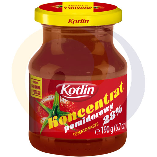 Kotlin-Tomatenkonzentratglas 190 g/12 Stück Agros Nova