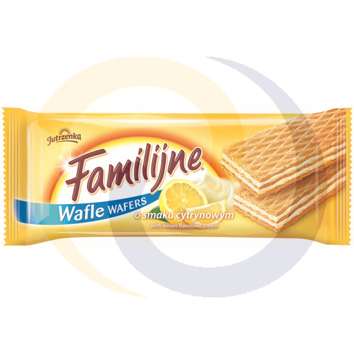 Family lemon wafers 180g/24pcs Jutrzenka