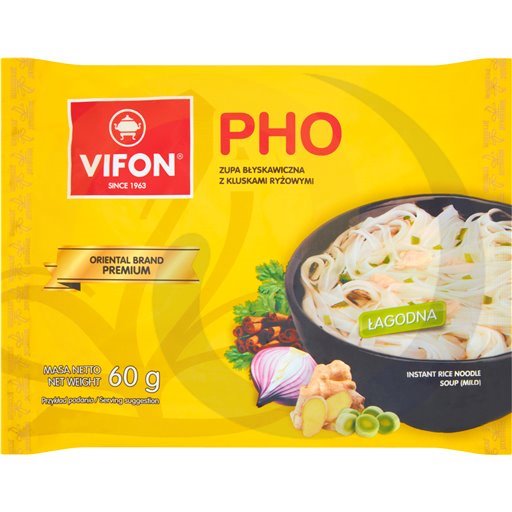 Tan-Viet Zupa Vifon wietnamska PHO premium 60g/18szt  kod:5901882120198