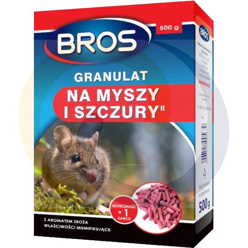Granulat na myszy i szczury 2,5kg .Bros (42.10909)
