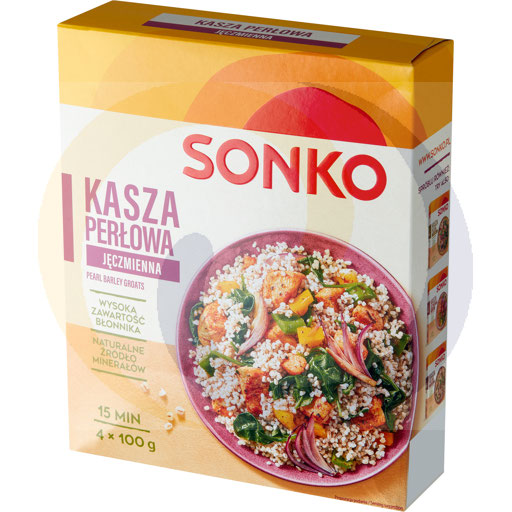 Kasza jęczmienna perłowa 4*100g/12szt Sonko (99.3610.end)