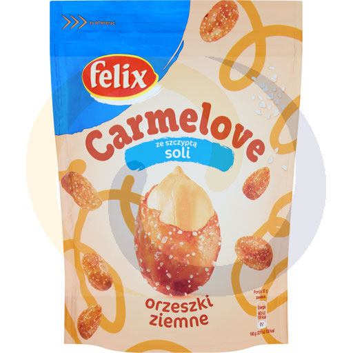 Peanuts in caramel with a pinch of salt 160g/12pcs Felix