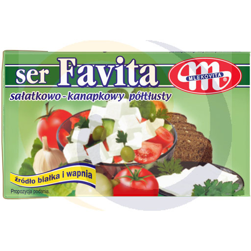Mlekovita Ser Favita zielona 16% tł. 270g/24szt  kod:5900512700021
