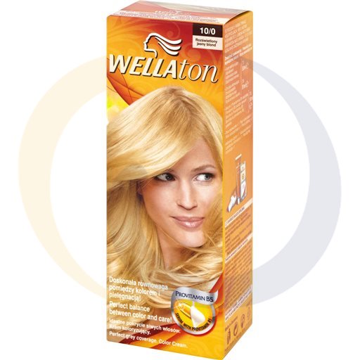 Procter & Gamble Chemia Farba do włosów Wellaton 10/0 Rozświetlony jasny blond kod:4056800023226