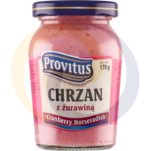 Cranberry horseradish 170g/12 pcs Provitus