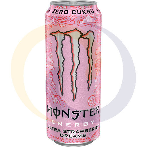 Energy Drink Monster Ultra Strawberry 0,5l/12s Coca-Cola (25.56)