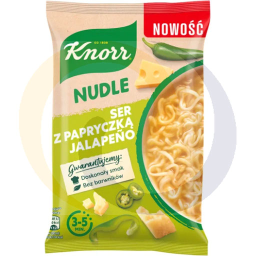 Zupa Nudle Ser z papryczką jalapeno 69g/22szt Knorr (87.1086)