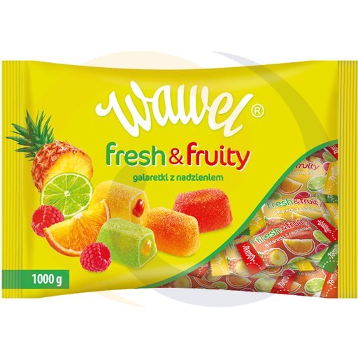 Wawel Galaretki Fresh&fruity 1,0kg/5dis  kod:5900102017027