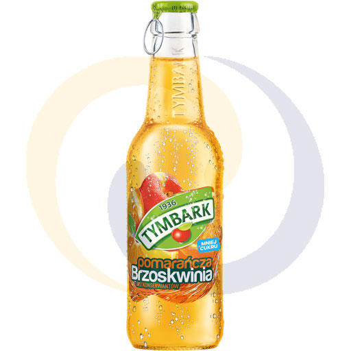 Napój pomarańcza-brzoskwinia szkło 0,25l/24szt Tymbark (65.199)