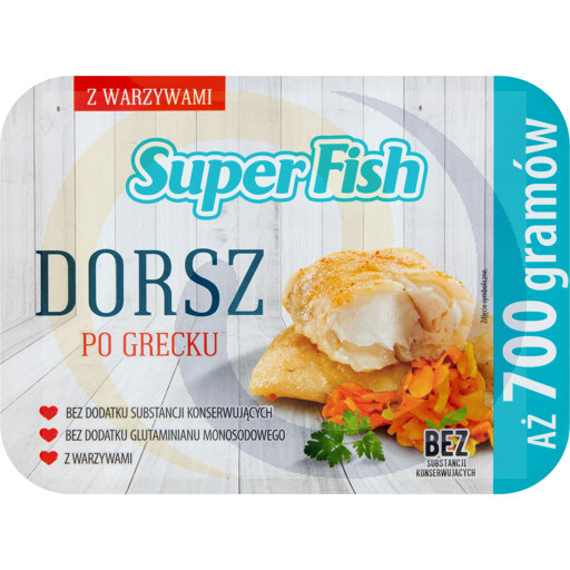 Superfish Dorsz po grecku 700g/5szt SuperFish kod:5900335023765
