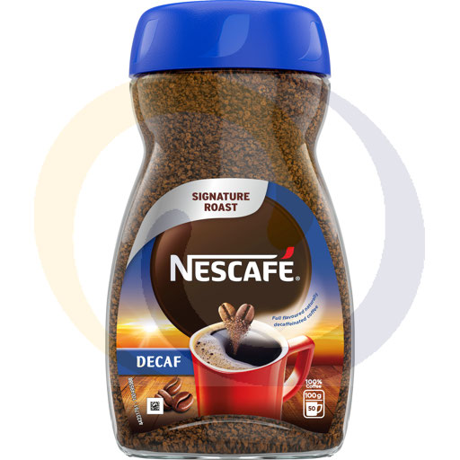 Kawa rozp. Nescafe Classic bezkofeinowa 100g/8szt Nestle