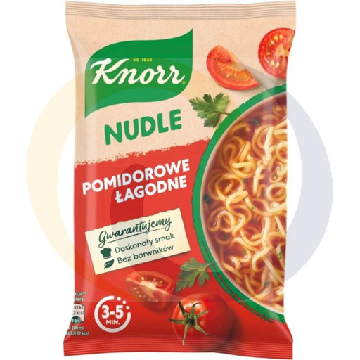 Zupa Nudle Pomidorowa łagodna 65g/22szt Knorr