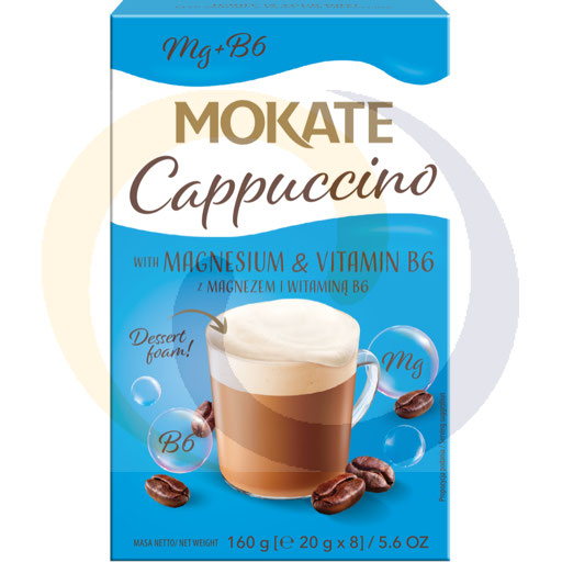 Cappuccino kartonik z magnezem 20g/8szt/12dis Mokate (42.1127)