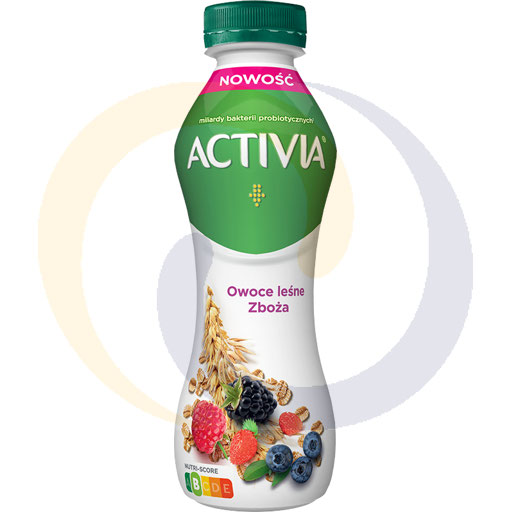Danone Jogurt Activia owoce leśne/zboża 280g/6szt  kod:5900643044216