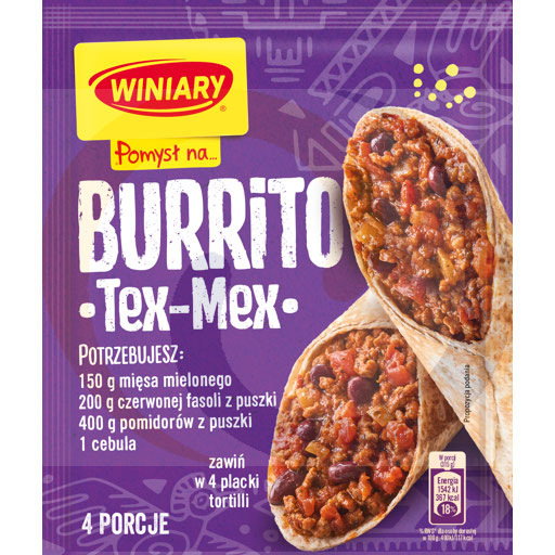 POMYSŁ NA Burrito Tex-Mex 30g/21szt Winiary