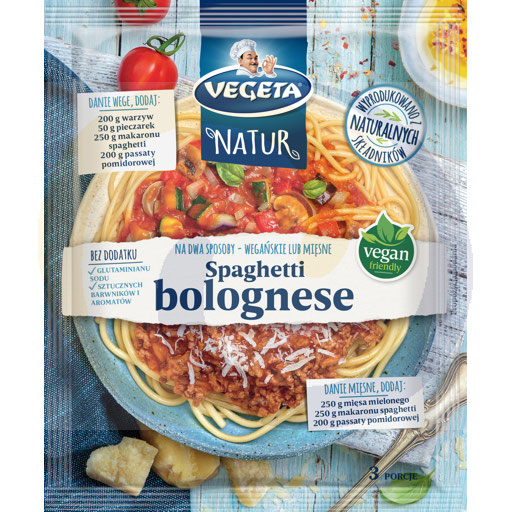 Podravka Przy.vegeta natur fix spaghetti bolog 45g/20szt  kod:3856020246716