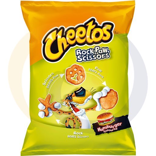 Frito Lay Chrupki Cheetos Rock Scis.Paw Hambu 85g/20szt  kod:5900259107329