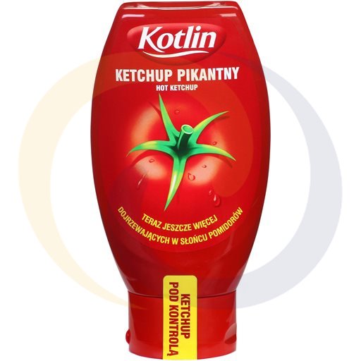 Ketchup Kotlin pikantny pet 450g/10szt Agros Nova (9.158)