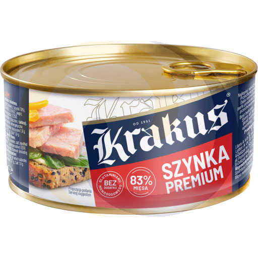 Canned premium ham 300g/6pcs Krakus (37.2718)