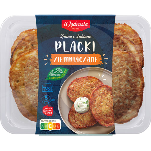 Placki ziemniaczane 400g/5szt U Jędrusia