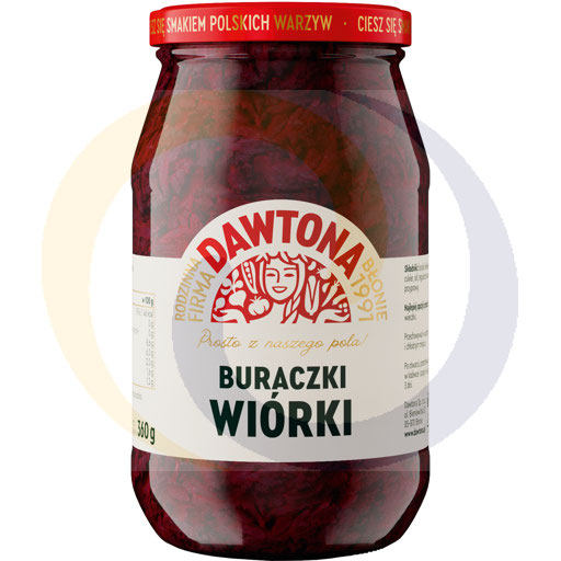 Buraczki wiórki 510g/6szt Dawtona