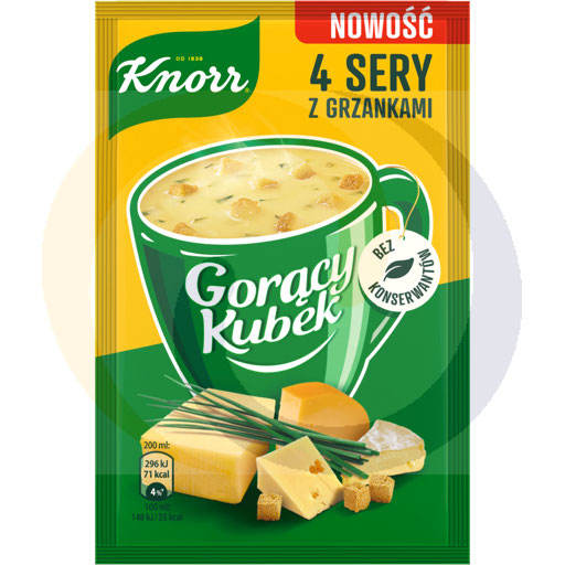 GK-Suppe 4 Käsesorten mit Croutons 17g/38 Stk. Knorr