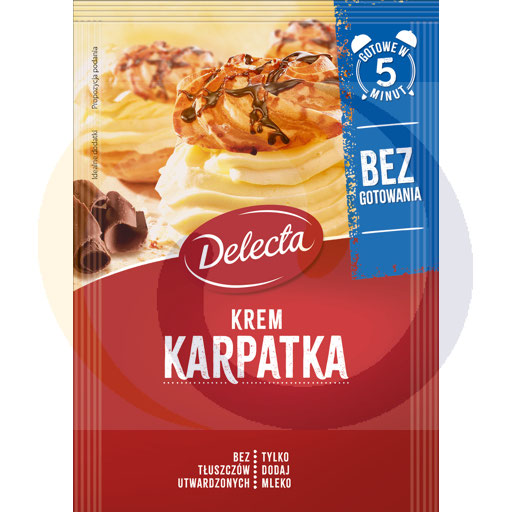 Delecta Krem Karpatka w 5 minut-bez gotowania 136g/15szt  kod:5900983023704