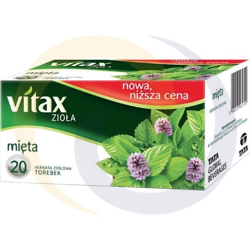 Vitax Herbata zioła Mięta 20*1,5g/10szt  kod:5900175431720