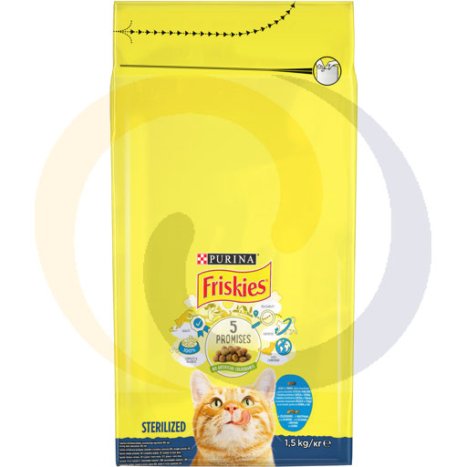 Nestle - Purina Friskies Kot pokarm łosoś i warzywa 1,5kg/6szt Purina kod:7613033002458