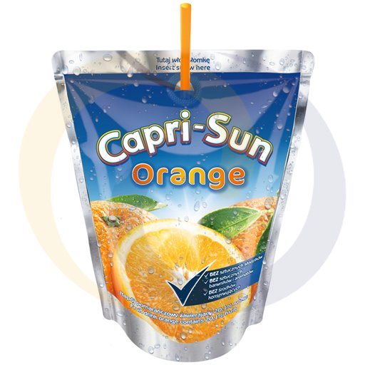 Vitar Napój Capri-Sun orange torebka 0,2l/10szt  kod:4000177407400