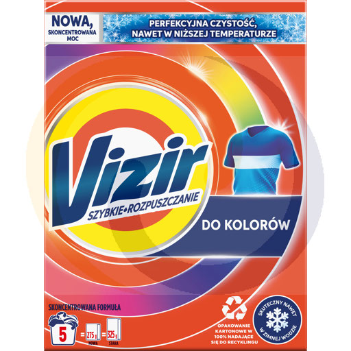 PROSZEK DO PRANIA VIZIR 275G COLOR 5 PRAŃ